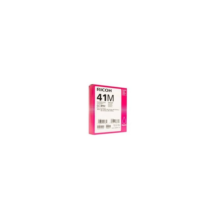 Cartucho gel ricoh gc - 41m magenta (2500