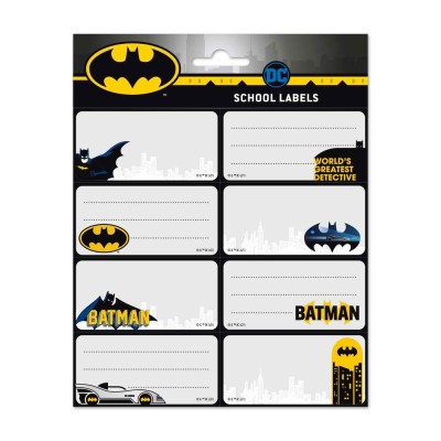 Etiquetas adhesivas Batman DC Comics