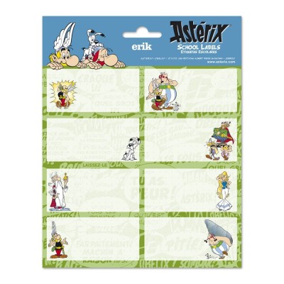 Etiquetas adhesivas Asterix y Obelix