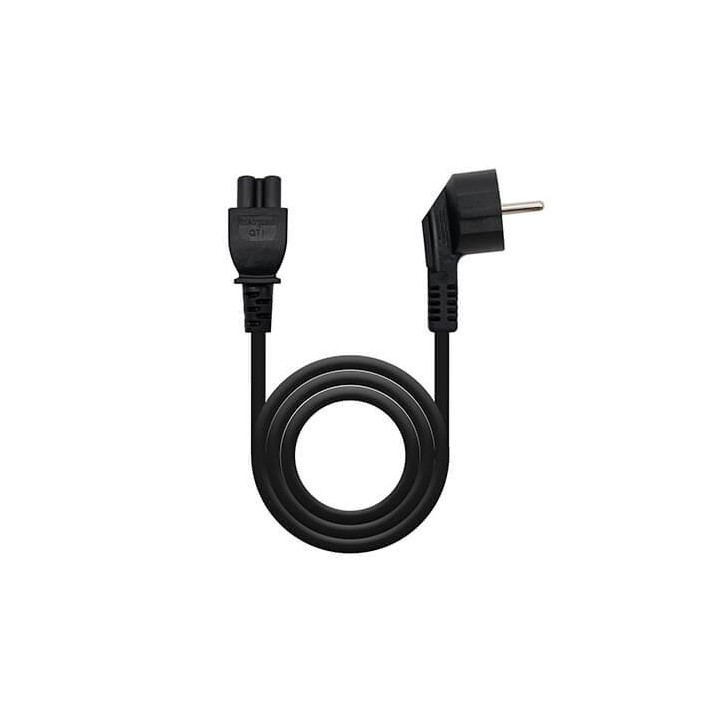 Cable alimentacion tipo trebol 1.5m nanocable