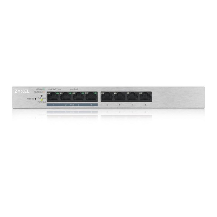 Switch 8 puertos zyxel gs1200 - 8hpv2 - eu0101f