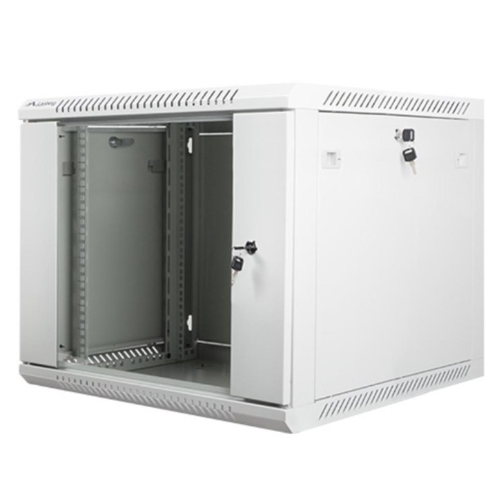 Armario lanberg 19 pulgadas 9u 600x600 gris
