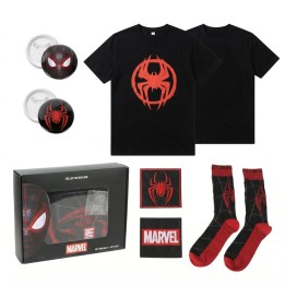 Camiseta corta single jersey set spiderman