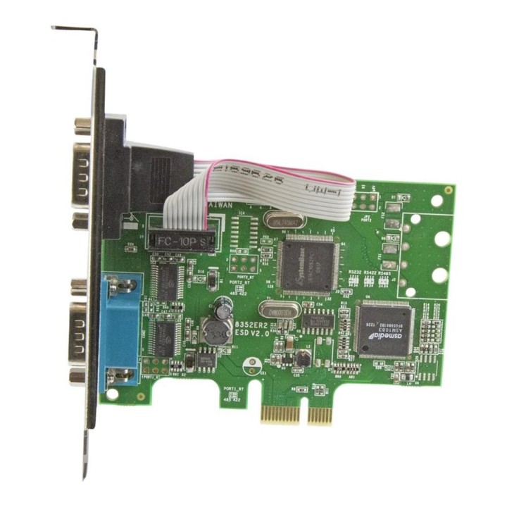 Tarjeta red startech pex2s1050 2x rs232