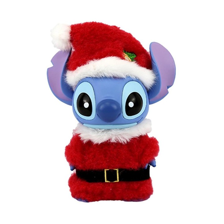 Figura enesco disney stitch papá noel