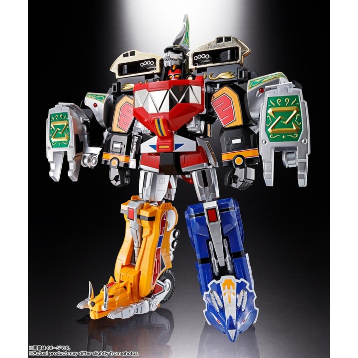 Figura tamashii nations kyouryuu sentai zyuranger soul of chogokin gx - 72 daijyujin & gx - 78 dragon caesar