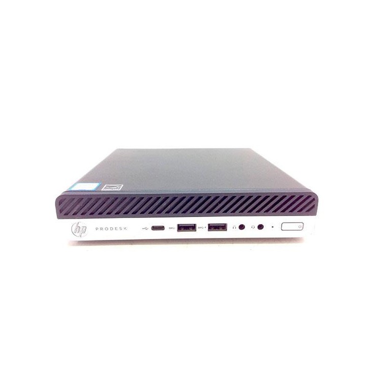Ordenador reacondicionado mini hp 600 g4 - i5 - 8th - 8gb - 256gb m.2 - win 11 pro - sin cable trebol - wifi+antena