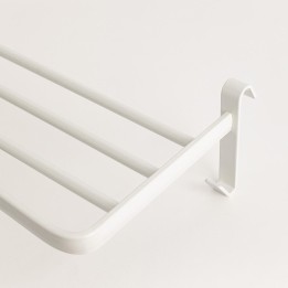 Yoevu repisa blanca con ganchos compatible