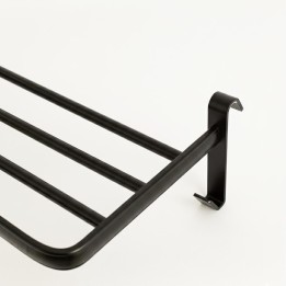 Yoevu repisa negra con ganchos compatible