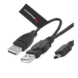 Cable 2 conectores usb 2.0 a