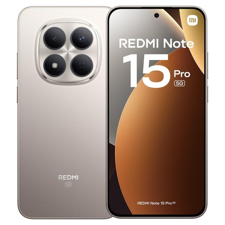 Movil xiaomi redmi note 15 pro 5g 12gb 512gb 6.83 pulgadas titanio