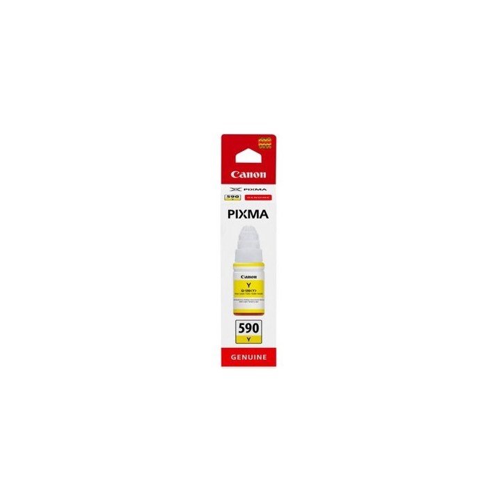 Botella tinta canon gi - 590y amarillo 70ml