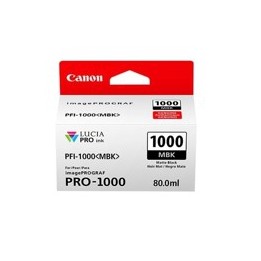 Cartucho canon pfi - 1000 mbk negro mate