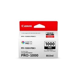 Cartucho canon pfi - 1000 pbk foto negro