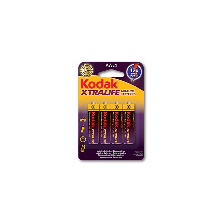 Blister kodak xtralife 4 pilas alcalina