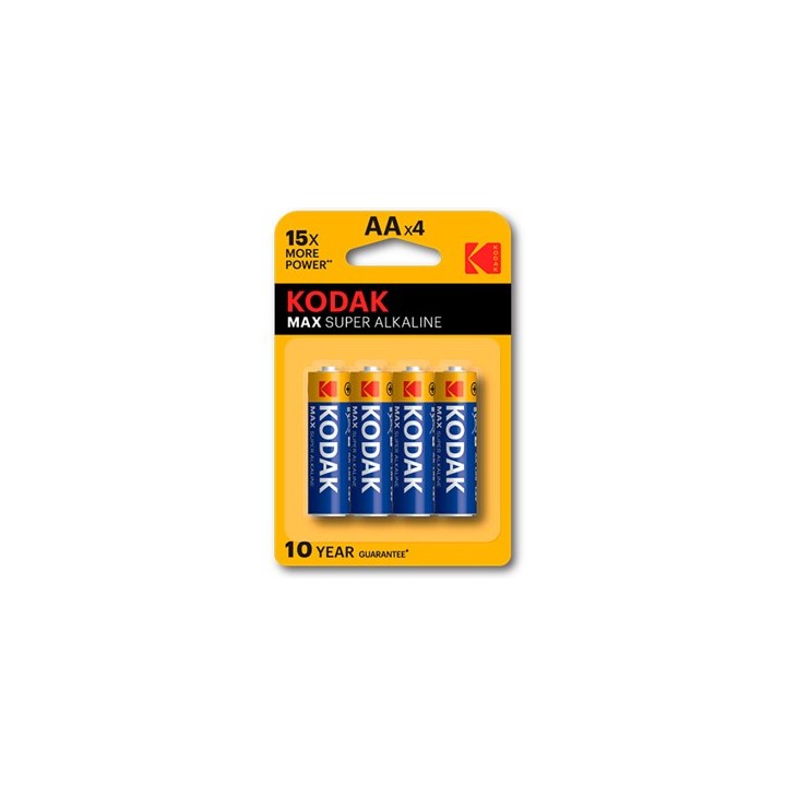 Blister pilas kodak alcalina max aa