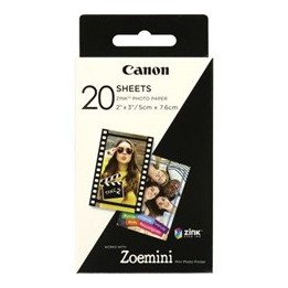 Papel fotografico canon zp - 2030 20 hojas