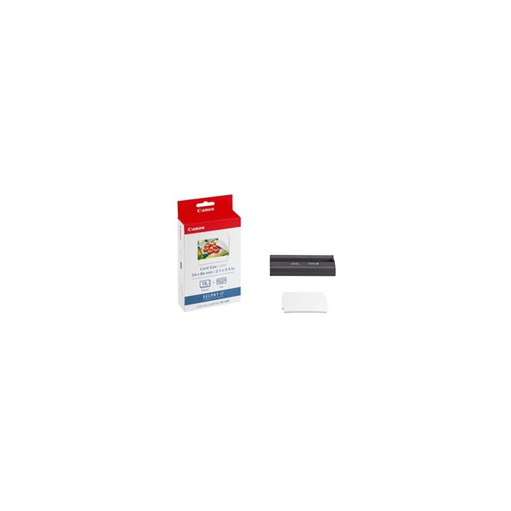 Papel foto canon selphy kc - 18if +