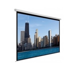 Pantalla manual nubi 170x127 matte white
