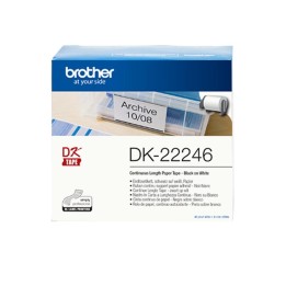 Etiquetas cinta continua brother dk - 22246 papel