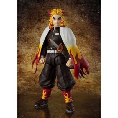 Figura S.H. Figuarts Kyojuro Rengoku Demon Slayer Kimetsu no Yaiba 15cm