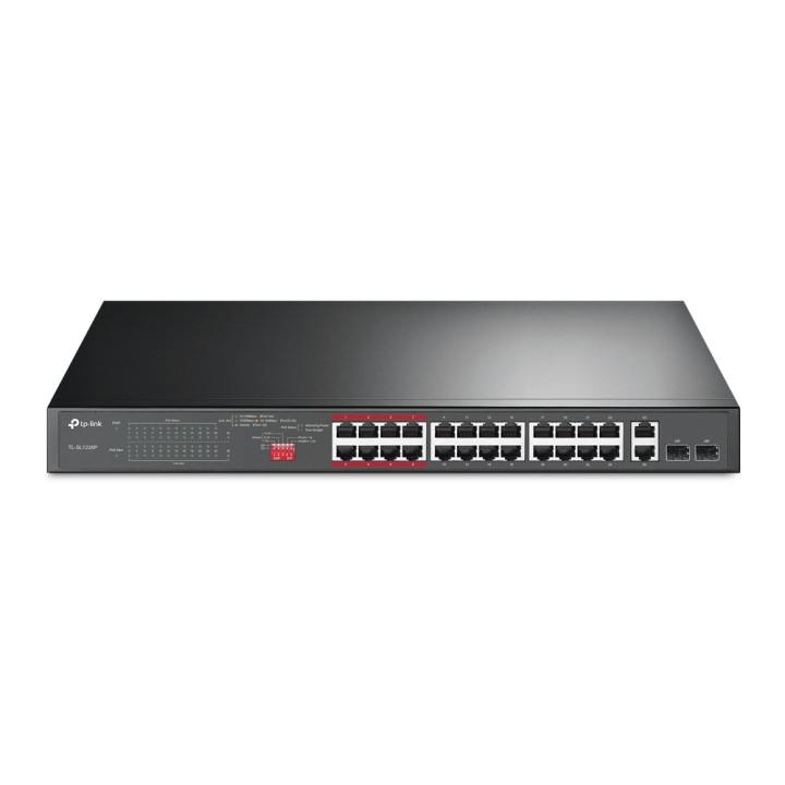 Switch 26 puertos tp - link tl - sl1226p 24