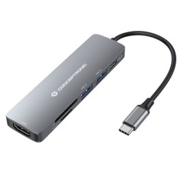 Adaptador usb - c 6en1 conceptronic donn11 hdmi