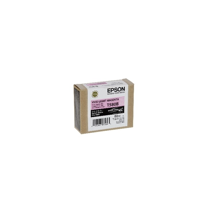 Cartucho tinta epson t580b magenta vivo