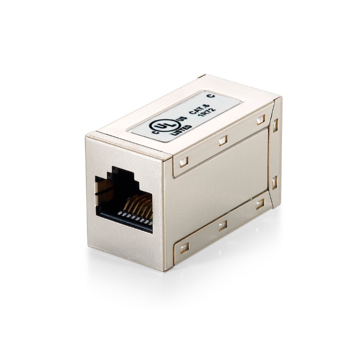 Adaptador rj45 equip cat6 apantallado hembra