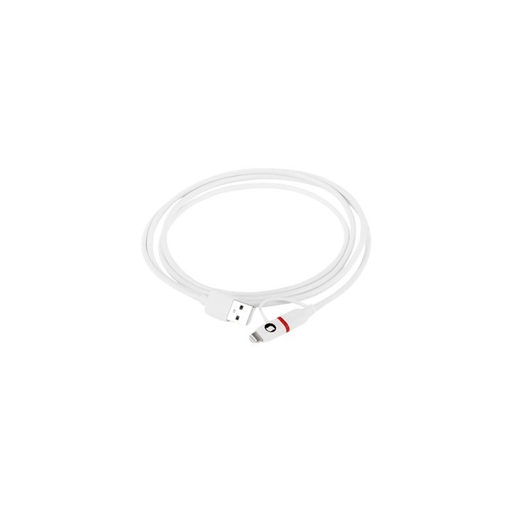 Cable silver ht micro usb combo