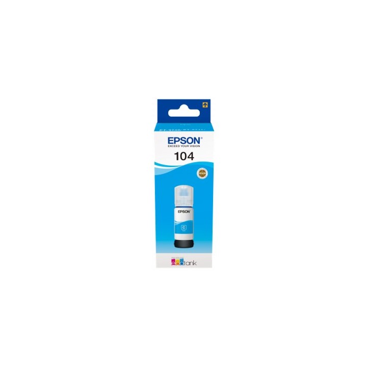 Cartucho ecotank epson 104 cian ink
