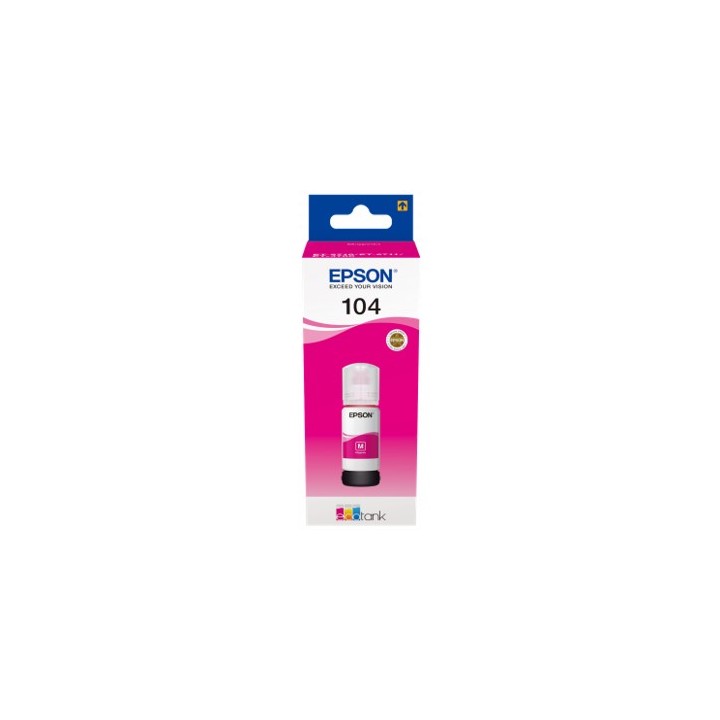Cartucho ecotank epson 104 magenta ink
