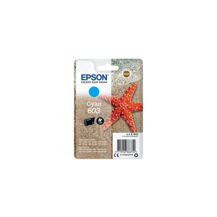 Cartucho tinta epson c13t03u24010 singlepack cian