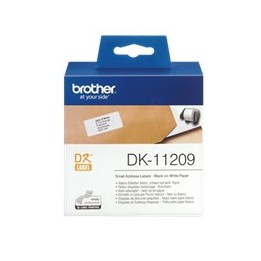 Etiquetas papel precortada brother dk11209 29