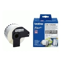 Etiquetas cinta continua brother dk44205 papel