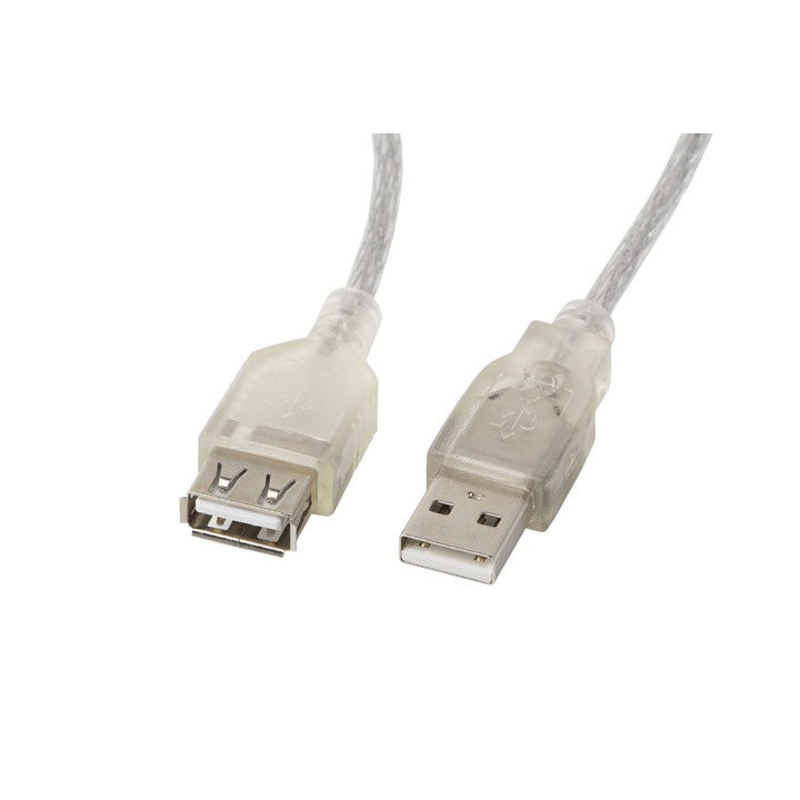Cable alargador lanbergusb 2.0 macho hembra