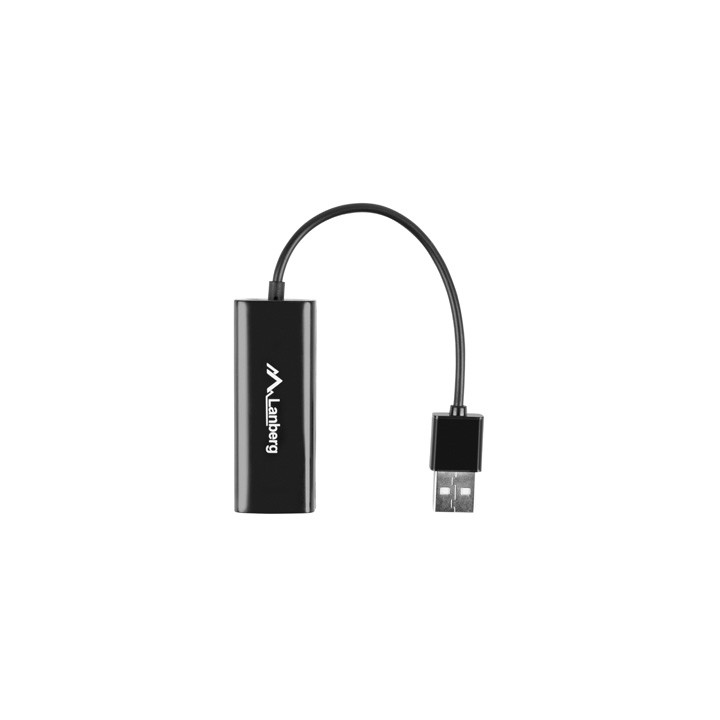 Adaptador usb lanberg 2.0 ethernet rj45