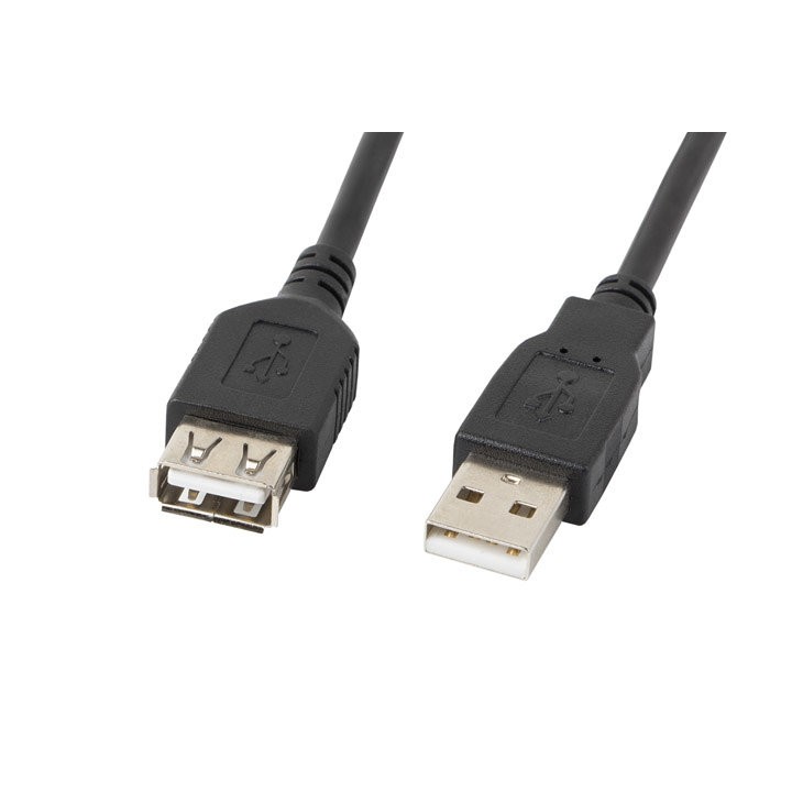 Cable alargador lanberg usb 2.0 macho