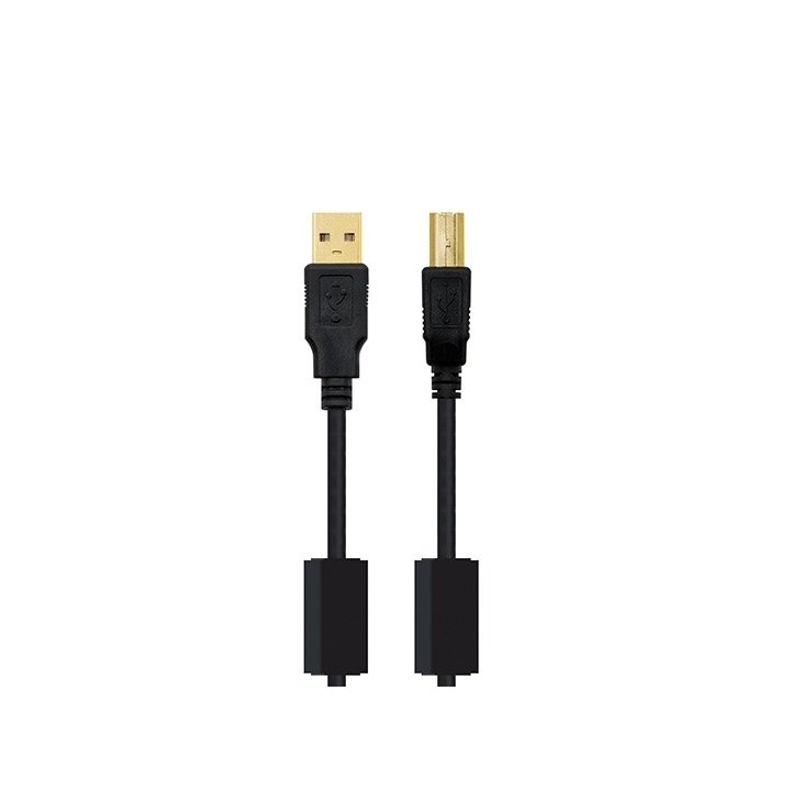 Cable ferrita usb(a) 2.0 a usb(b)