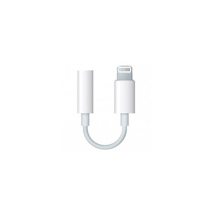 Adaptador apple lightning a jack 3.5mm macho - hembra