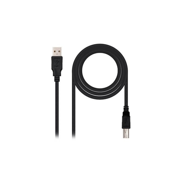 Cable impresora nanocable usb - a 2.0 a