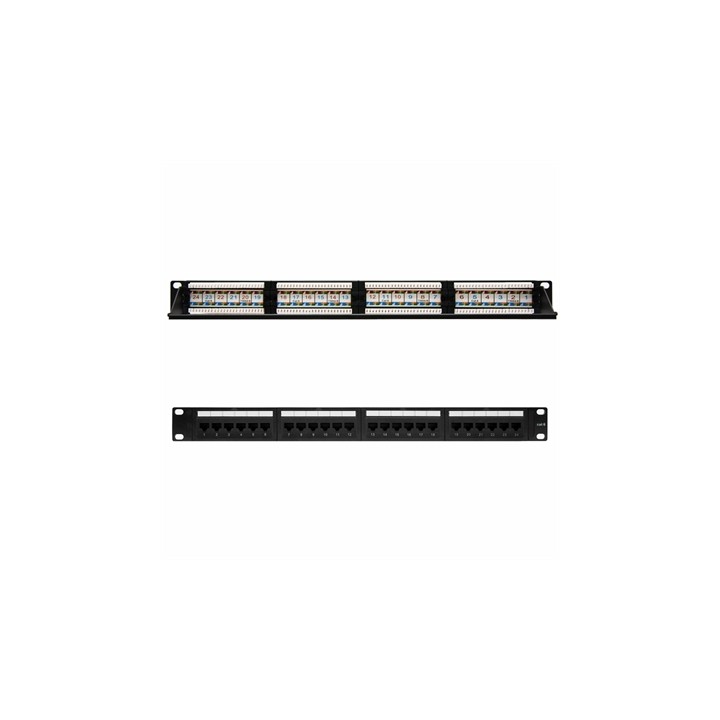Panel parcheo nanocable 24 puertos rj45