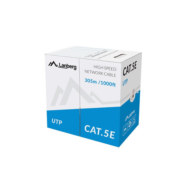 Bobina cat.5e lanberg utp 305m rj45