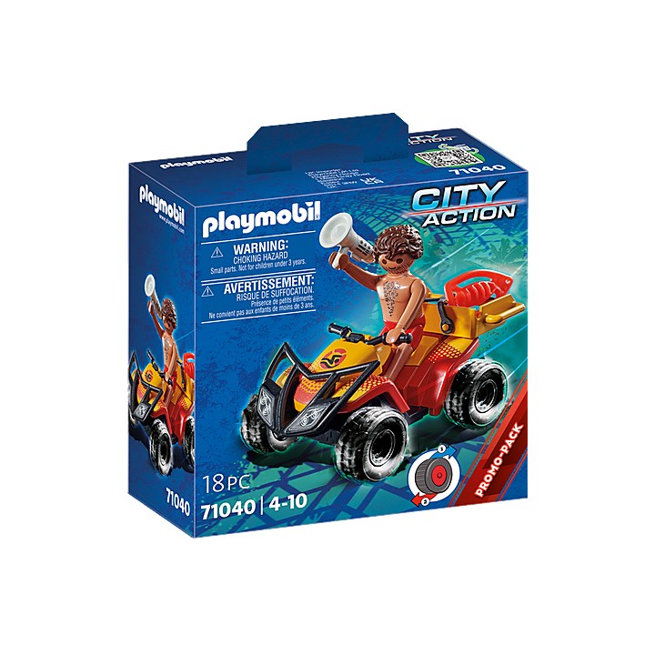 Playmobil city action quad rescate