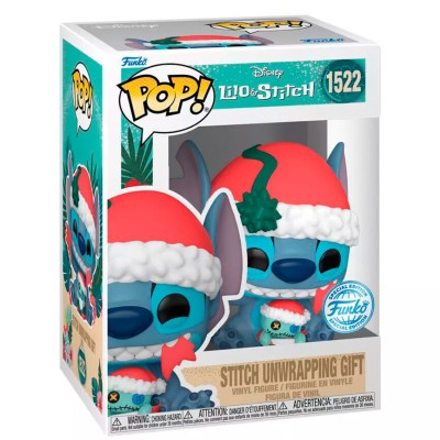 Figura POP Disney Lilo & Stitch - Stitch Unwrapping Gift