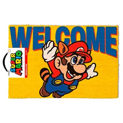 Felpudo Welcome Super Mario Nintendo