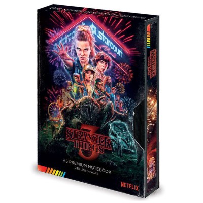 Cuaderno A5 premium VHS Stranger Things