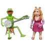 Blister 2 figuras Action Kermit y Miss Piggi Best Of Serie 1 Muppets 13cm