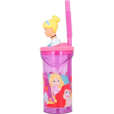 Vaso figura 3D Princesas Disney 360ml