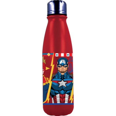 Botella aluminio Los Vengadores Avengers Marvel 600ml